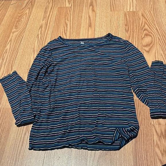 SO Tops - SO woman’s Medium stripped long sleeve top- very soft and comfortable.